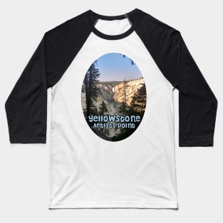 Yellowstone Artists Point Baseball T-Shirt